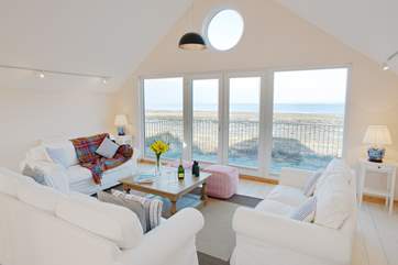 A wonderful place to relax and look over the Solent, with double opening doors onto the balcony.