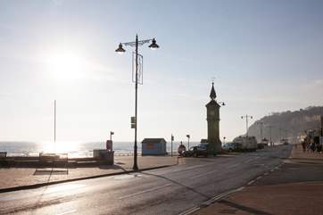 The coastal paths along the seafront stretch from Shanklin for many miles in both directions