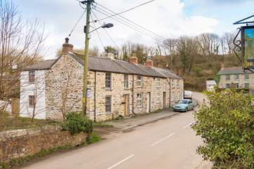 The cottage is in the hamlet of Bridge, just over a mile from the beach at Portreath and with a handy bus stop close by you could leave the car behind.