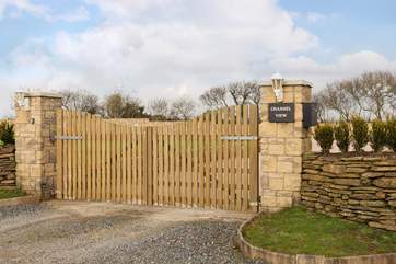 The entrance to Channel View.