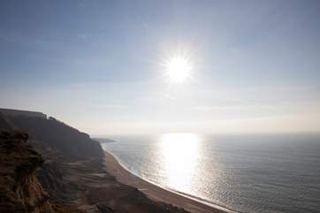 Views of the Sea from the nearby coastal path