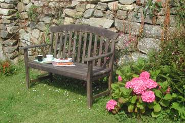 Relax in the garden.