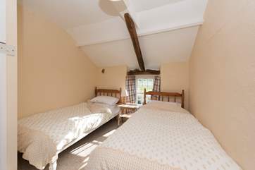 The twin bedroom.