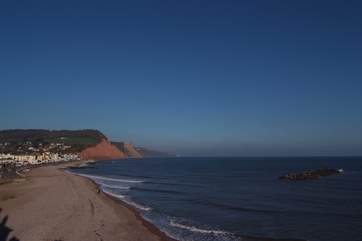 Sidmouth Beach.