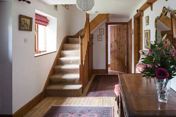 The ground floor cloakroom leads from the hall way,