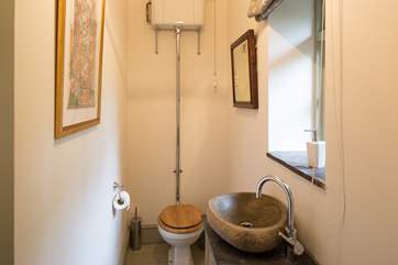 Ground floor cloakroom.
