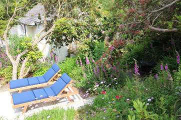 Room in the garden to relax.
