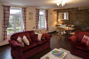 Great views of your beautiful surroundings can be enjoyed from the open plan living area.
