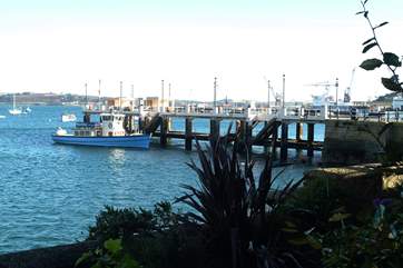 Catch a ferry from nearby Prince of Wales Pier to Truro, Trelissick or St Mawes.