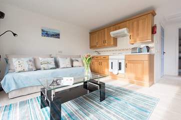 Open plan living.