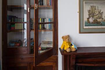 The bunk room is equipped with books, toys and even Mr Teddy!