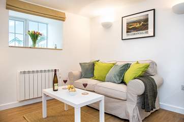 Plenty of room to snuggle up on the sofa at the end of the day.
