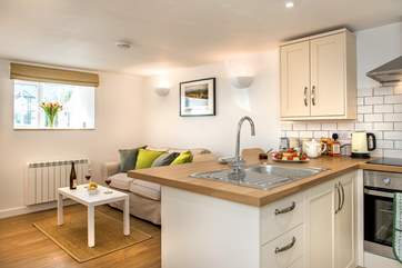 The open plan living area ensures you enjoy time together.