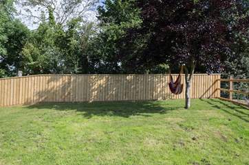 At the top end of the garden there is even a hammock to while away a summer's day in!
