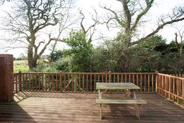 There is decking to both front and rear of the property, capturing the sun what ever time of day