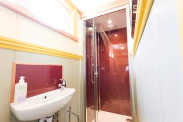 The modern shower-room.