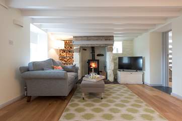 The beautiful sitting-room.