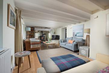 The beautifully appointed sitting-room.