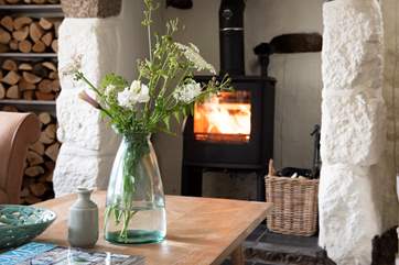 Warm and cosy.