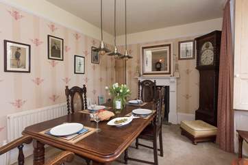 A dining-area perfect for a family gathering.