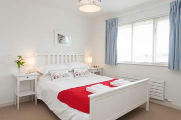 8 hours will be easily achieved with this lovely master bedroom