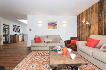 The Owner's fabulous artwork adorns the walls.