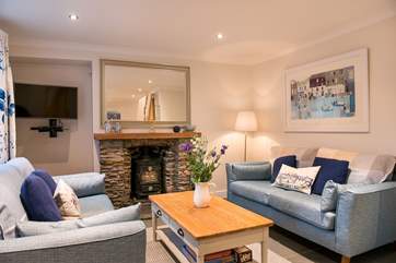 Woodside Cottage has a toasty wood-burner making this an ideal reatreat all year round.