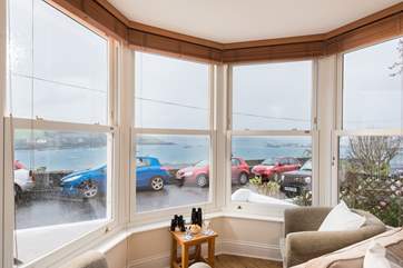 You can storm watch in winter and even on a cold, wet day there will be vessels out on the water.