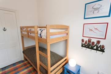 The bunk-beds are only suitable for children.