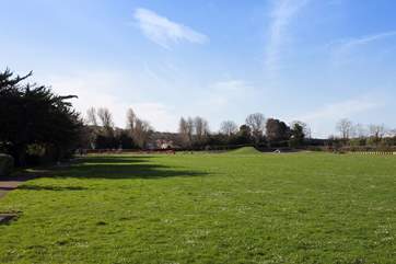 Simeon Recreation Ground is home to a children's park to keep the little ones happy.