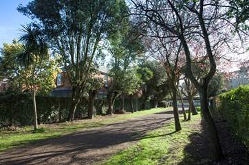 The entrance to the park is right by the side of the cottage, meaning there is no excuse to not do your morning run!