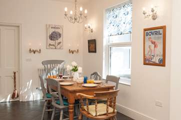 If you don't feel like preparing breakfast, The Castle pub offers a lovely full English, and accepts dogs too!