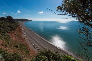 There are spectacular views along this stretch of the Jurassic Coast.