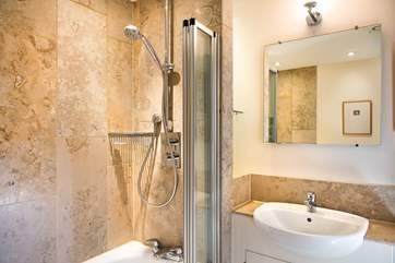 The stylish family bathroom.