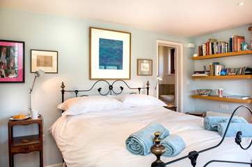 The three bedrooms are stylishly furnished.