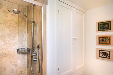 The en suite shower-room for bedroom 1.