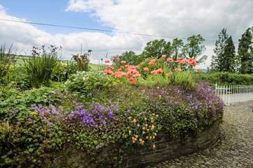The grounds are beautiful all year round.