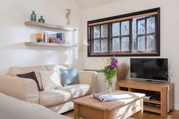 This bolthole has room enough for two and your four-legged friend, but due to its compact size the Owners only welcome small dogs to stay.