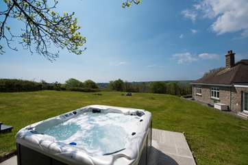 Relax in your hot tub.