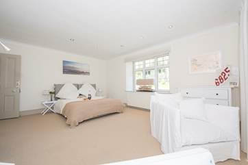 A ground floor double bedroom.