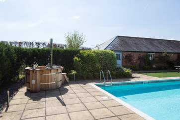 How about a few lengths in the pool, a spot of lunch al fresco, followed by a relaxing dip in the hot-tub. Heaven!