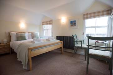 The second floor bedroom (this room also boasts an en suite cloakroom).