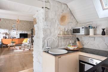 Open plan living, boutique-style at its very best.