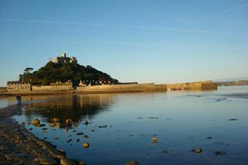 St Michael's Mount at Marazion is not to be missed and you can even walk across when the tide is out.