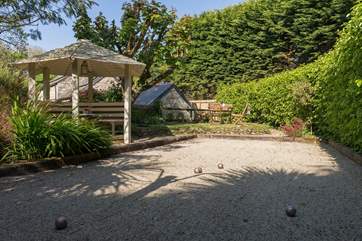 The communal Boules Court, what a lovely way to spend an hour or two on a summer's eve...