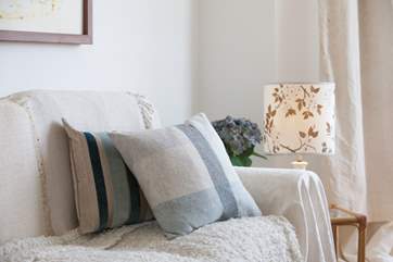 Grab a book or put on a film and snuggle up on the comfy sofas