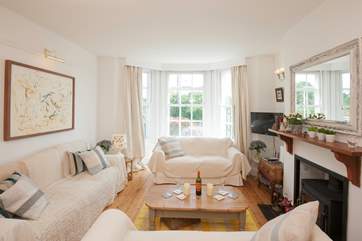 Complete with wood-burner, the sitting/dining-room is a cosy space to relax in the evenings, especially those colder ones
