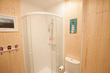 In addition to the downstairs en suite, there is a shower-room a great addition for a larger families