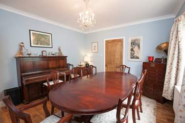 A more formal dining-room for your evening meals.