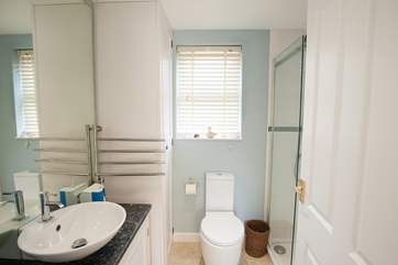 There is a shower-room on the first floor serving the two double bedrooms.